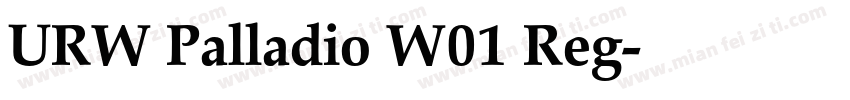 URW Palladio W01 Reg字体转换